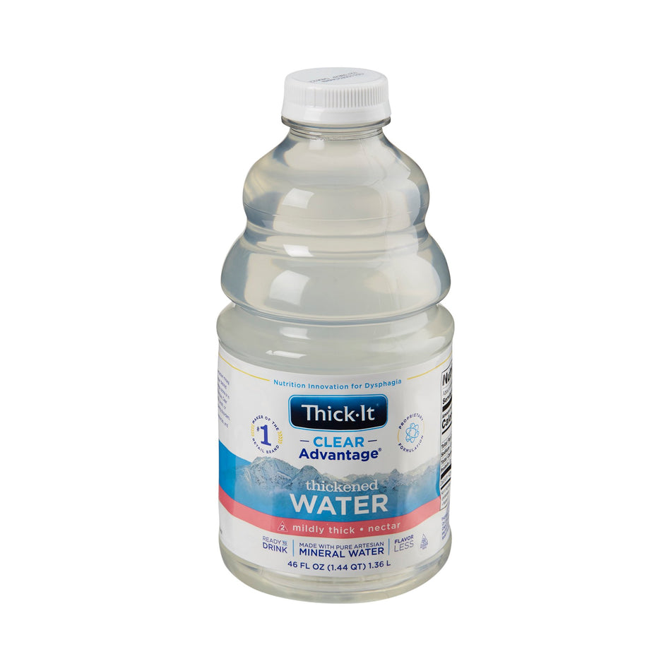 Thick-It Clear Advantage Thickened Water, 46 oz. Bottle-Thickened Water Thick-It Clear Advantage 46 oz. Bottle Unflavored Liquid IDDSI Level 2 Mildly Thick