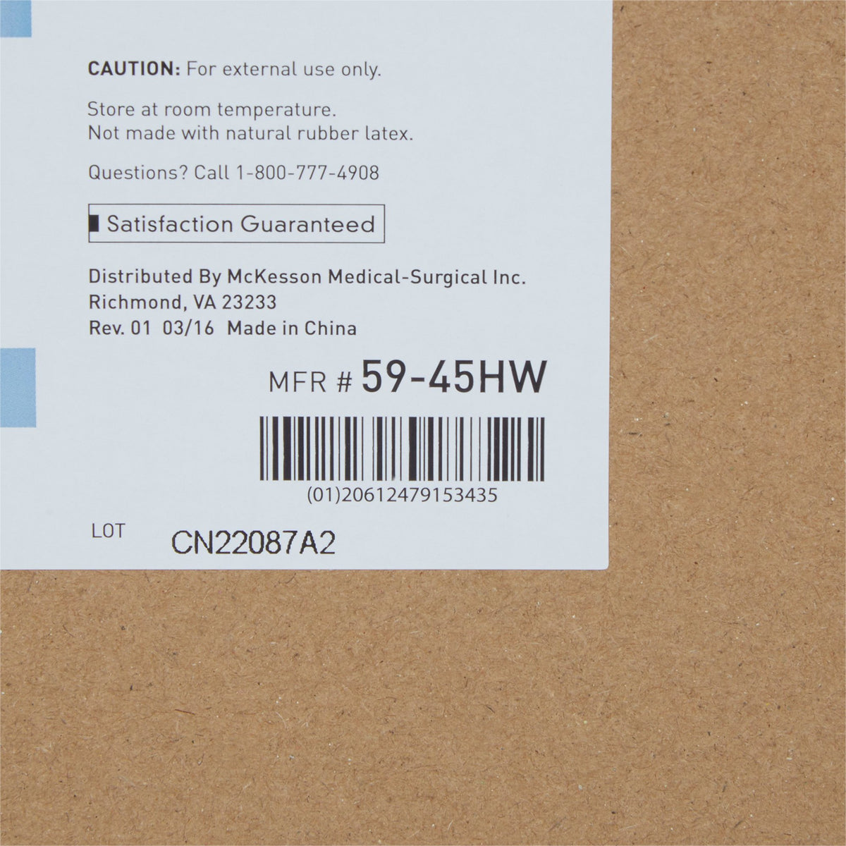 McKesson Infant Heel Warmer, 3 x 5 Inch-Instant Infant Heel Warmer McKesson Heel One Size Fits Most Nylon Cover / Polyethylene Disposable