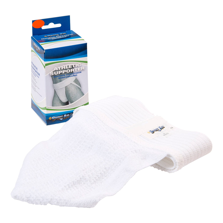 Sport Aid Athletic Supporter, Medium-Athletic Supporter Sport-Aid Medium White