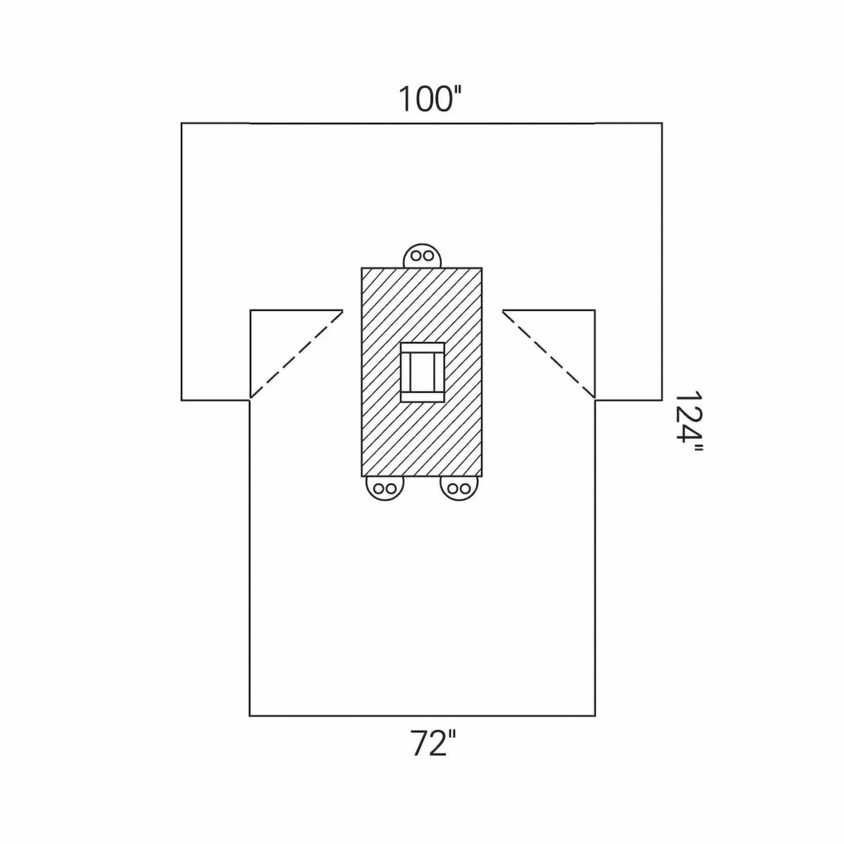 Halyard Sterile Laparotomy Abdominal Drape, 100 x 72 x 124 Inch - Textiles>Procedure Drapes and Sheets>Drape Sheets - O&M...