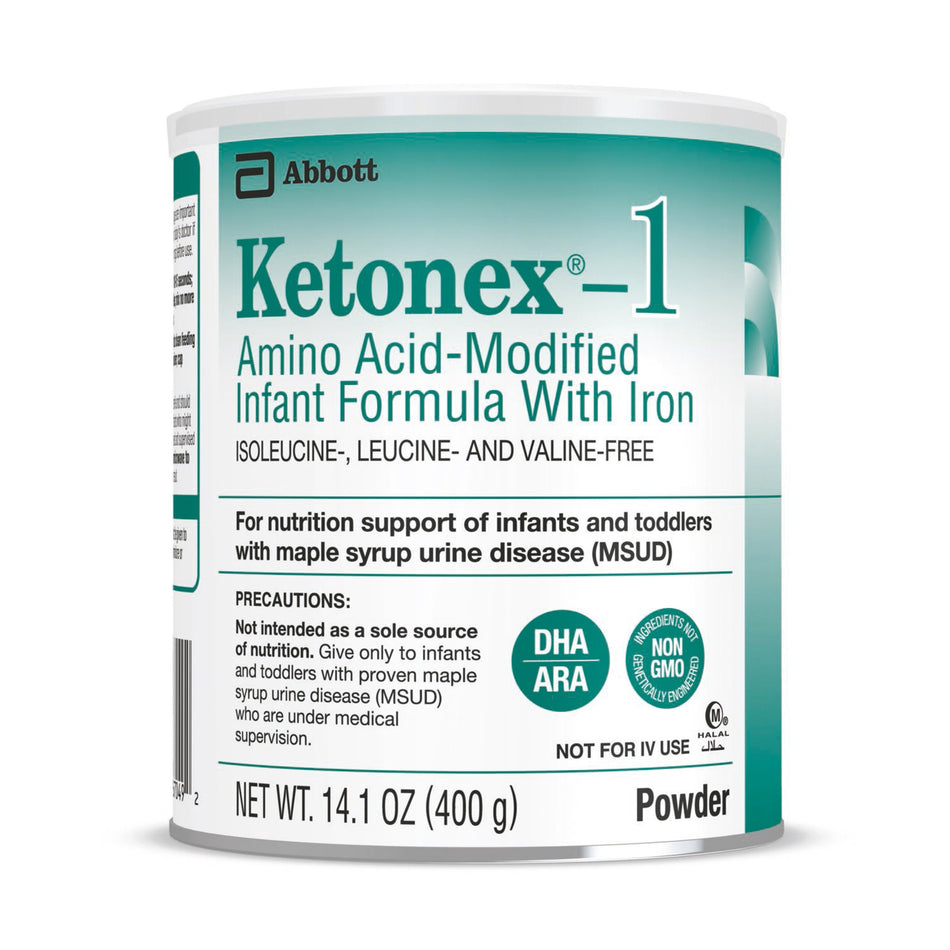 Ketonex�-1 Amino Acid-Modified Infant Formula With Iron, 14.1-ounce can-Infant Formula Ketonex�-1 Unflavored 14.1 oz. Can Powder Amino Acid / Iron Maple Syrup Urine Disease (MSUD)