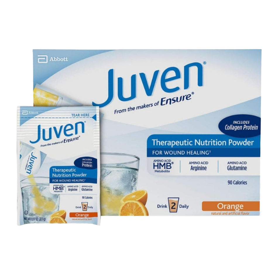 Juven Orange Arginine/Glutamine Therapeutic Nutrition Powder, 0.97-ounce Packet Powder-Oral Supplement Juven Orange Flavor Powder 0.97 oz. Individual Packet