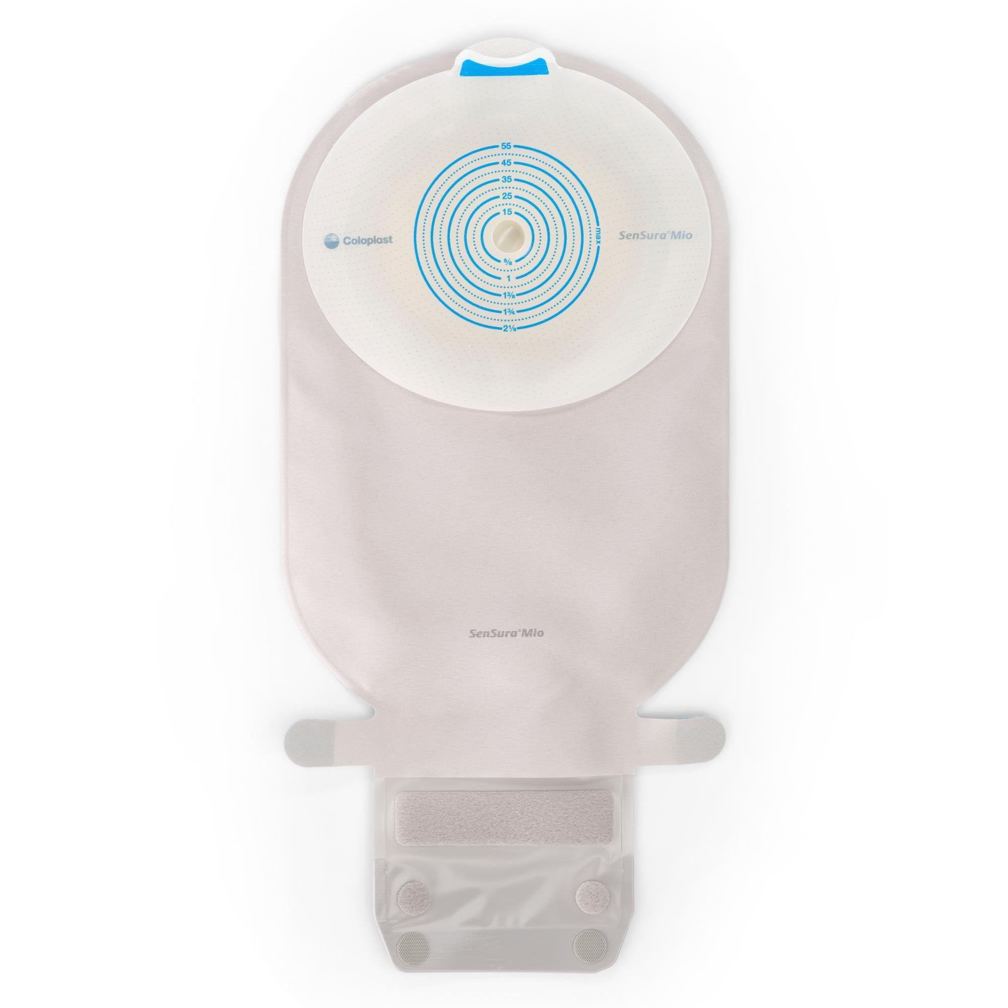 Ostomy Pouch SenSura® Mio One-Piece System Maxi Length Trim to Fit 3/8 to 2-1/8 Inch Stoma Drainable