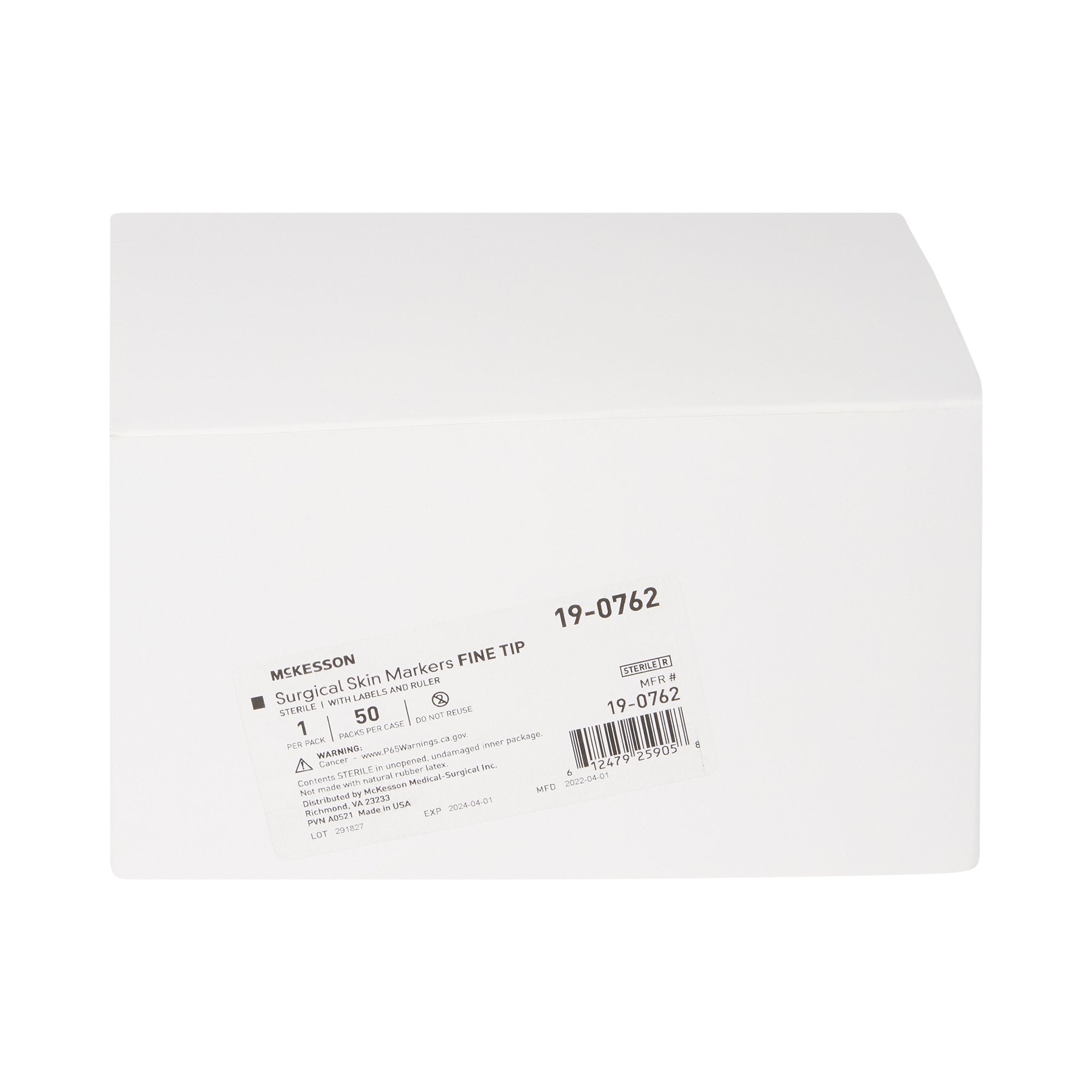 Skin Marker with Ruler and Labels McKesson Gentian Violet Ink Sterile Full Size Fine Tip - Instruments>Skin Markers - McKe...