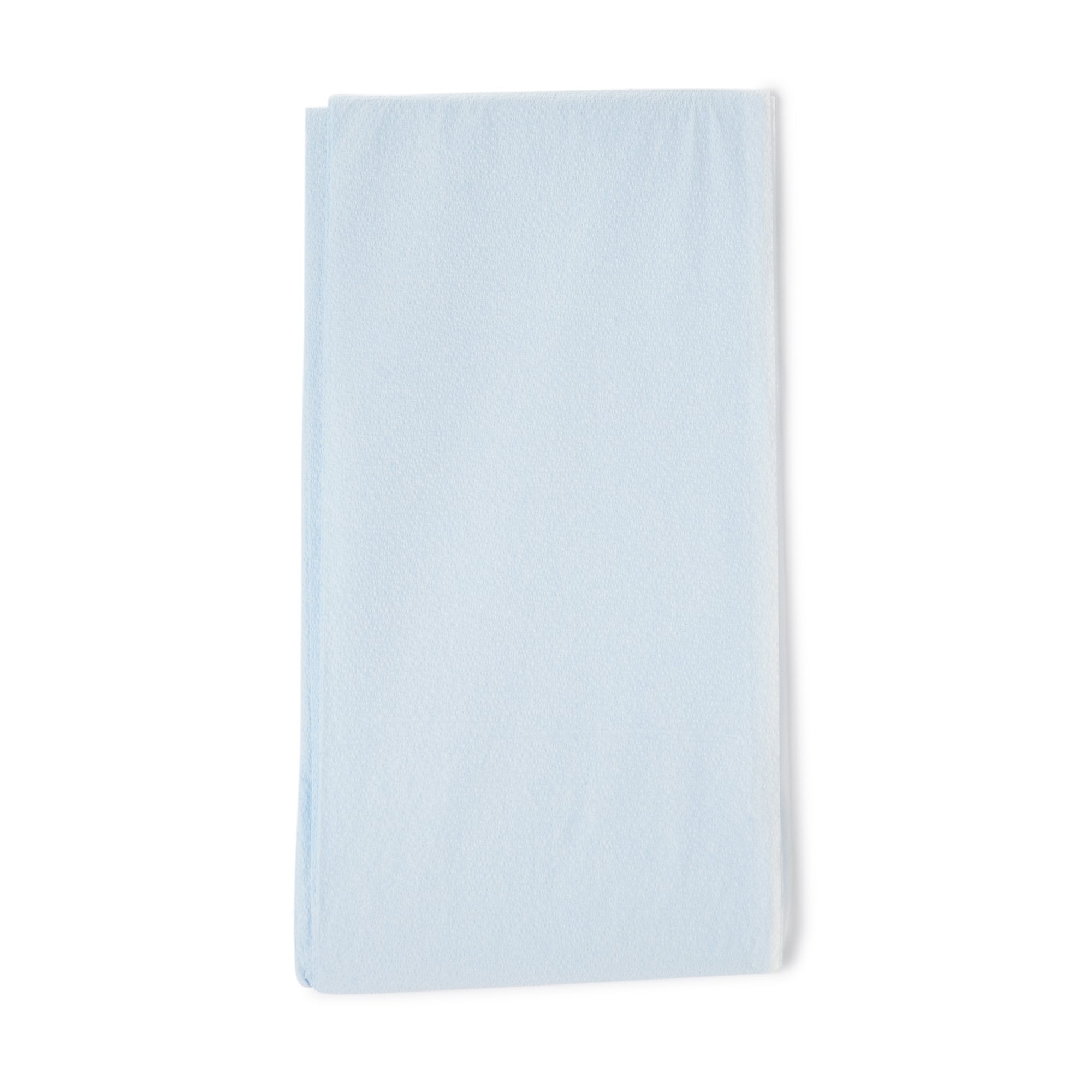 Graham Medical Blue / White Flat Stretcher Sheet, 40 x 90 Inch-General Purpose Drape Exam Drape 40 X 90 Inch NonSterile