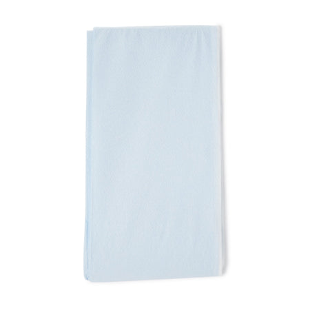 Graham Medical Blue / White Flat Stretcher Sheet, 40 x 90 Inch-General Purpose Drape Exam Drape 40 X 90 Inch NonSterile