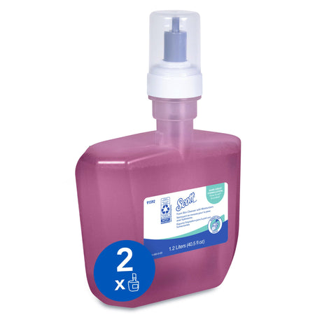 Kleenex Soap 1200 mL Dispenser Refill Bottle-"Soap Scott Pro Foaming 1,200 mL Dispenser Refill Bottle Floral Scent"