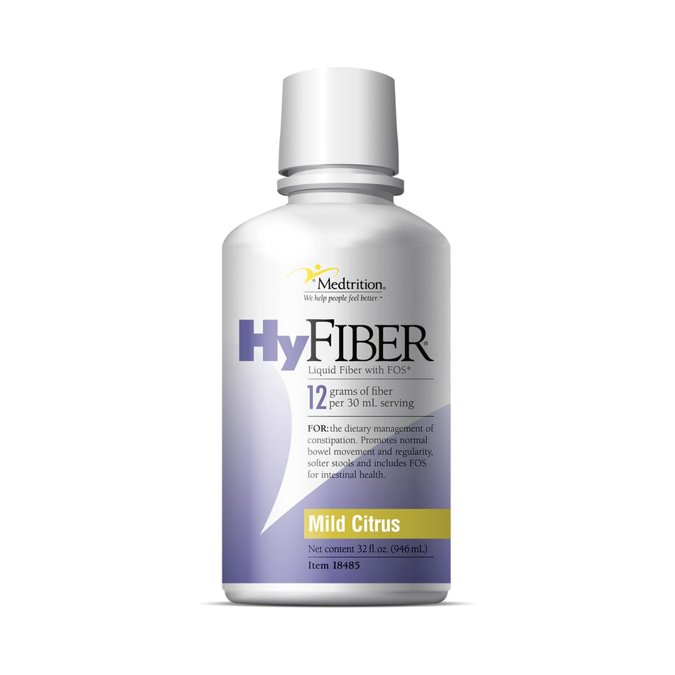 HyFiber Citrus Flavor Liquid Fiber with FOS, 32-ounce bottle-Oral Supplement HyFiber with FOS Citrus Flavor Liquid 32 oz. Bottle