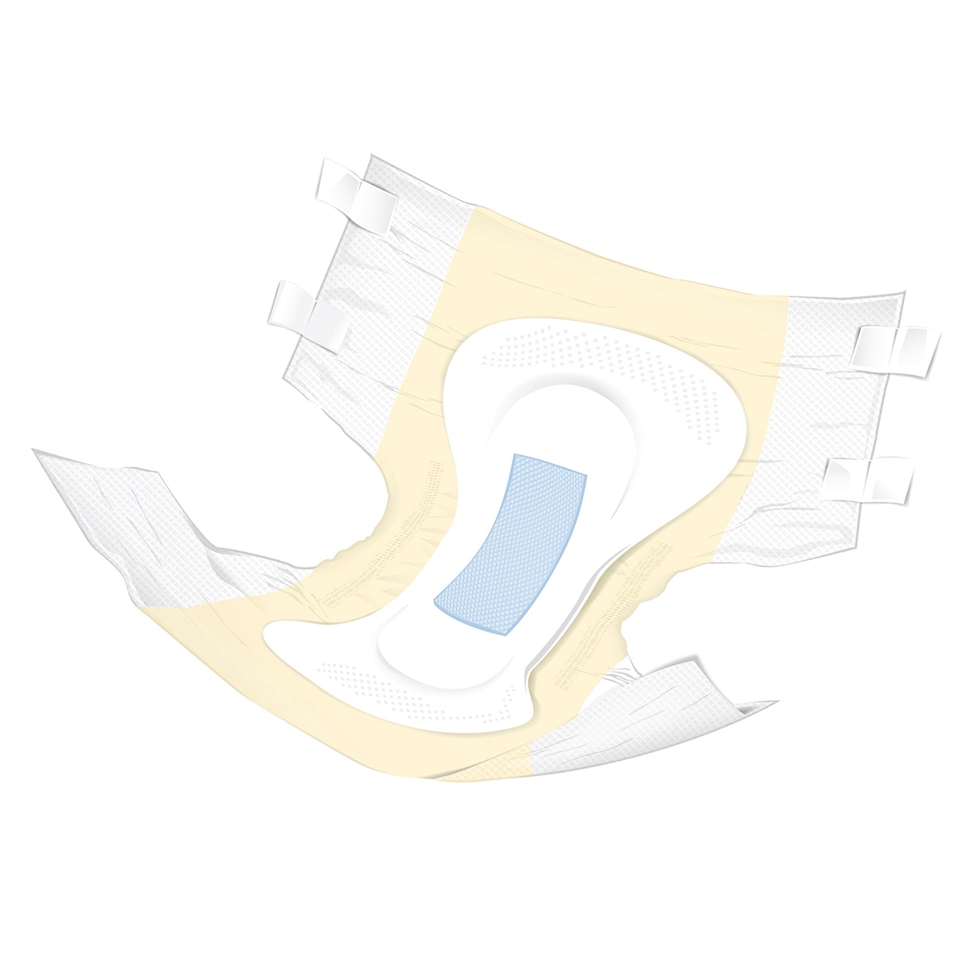 McKesson Classic Light Absorbency Incontinence Brief, Extra Large-Unisex Adult Incontinence Brief McKesson Classic X-Large Disposable Light Absorbency