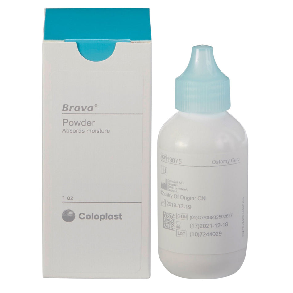 Brava Ostomy Powder, 1-ounce bottle-Ostomy Barrier Powder Brava 1 oz.