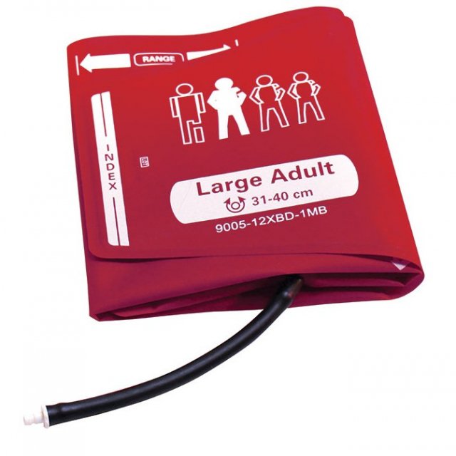 ADC ADView Blood Pressure Cuff-Reusable Blood Pressure Cuff ADC 31 to 40 cm Arm Nylon Cuff Large Adult Cuff