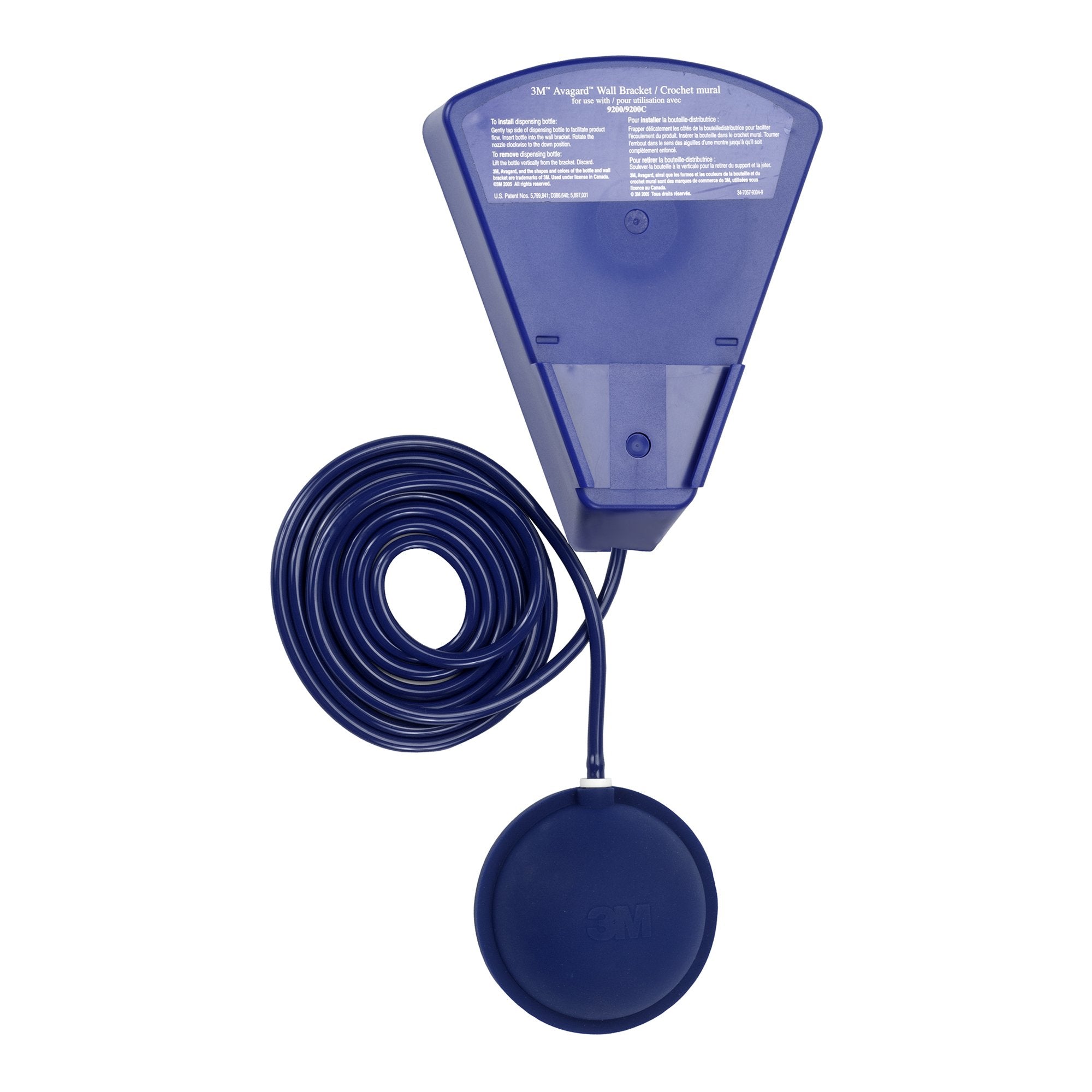 3M Avagard Wall Bracket and Foot Pump-"Wall Bracket and Foot Pump 3M Avagard For 3M Avagard Surgical and Healthcare Personnel Hand Antiseptic Wedge Bottles, 9200 and 9216"