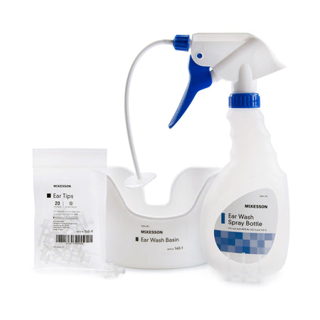 McKesson Ear Wash System Kit Spray Bottle with Flexible Tube and 23 Ear Tips - Personal Hygiene>Ear Wash Systems - McKesso...