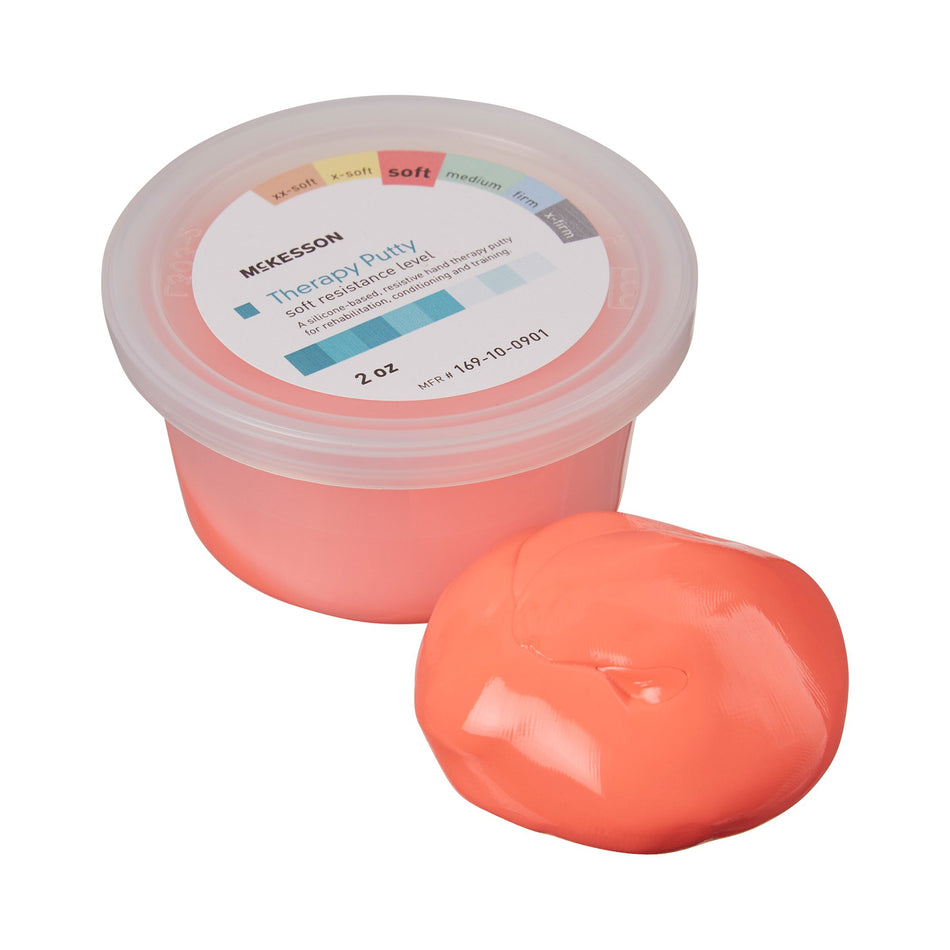 McKesson Therapy Putty, Red, Soft, 2 oz.-Therapy Putty McKesson Soft 2 oz.