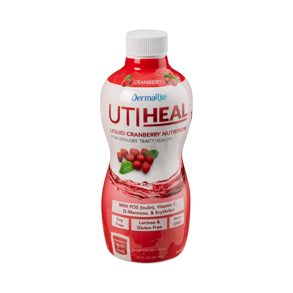 UTIHeal Liquid Cranberry Nutrition for Urinary Tract Health, 30-ounce bottle-Oral Supplement UTIHeal Cranberry Flavor Liquid 30 oz. Bottle