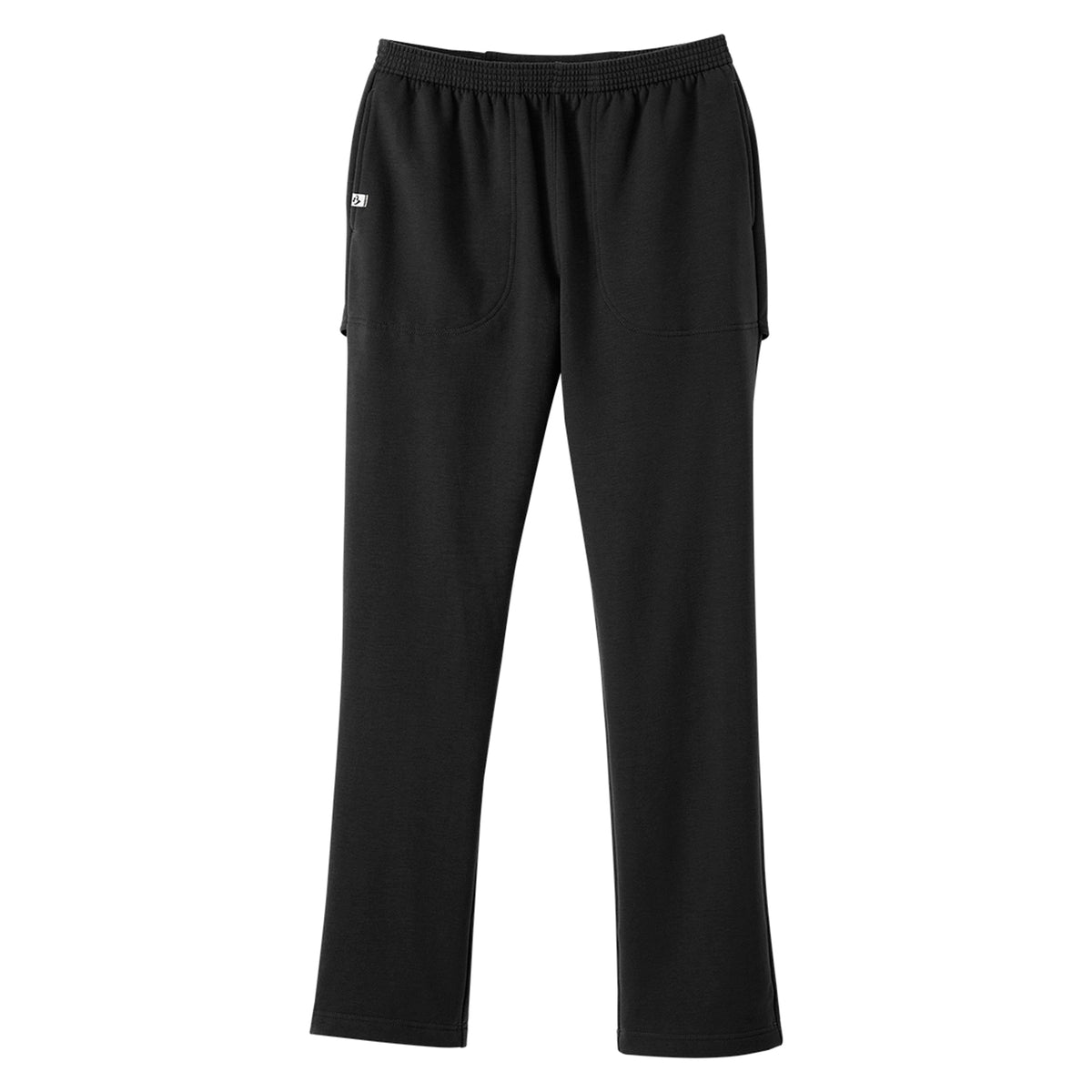 Silverts Women's Open Back Fleece Pant, Black, Large-Adaptive Pants Silverts Open Back Large Black Female