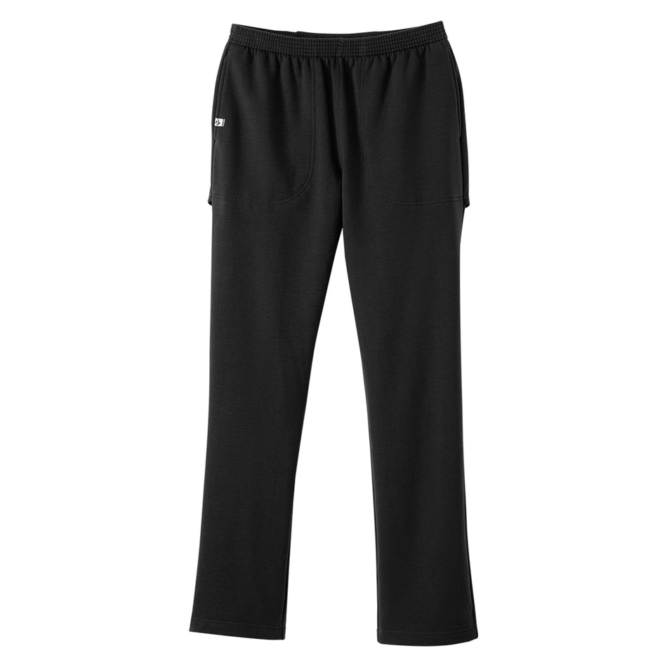 Silverts Women's Open Back Fleece Pant, Black, Large-Adaptive Pants Silverts Open Back Large Black Female