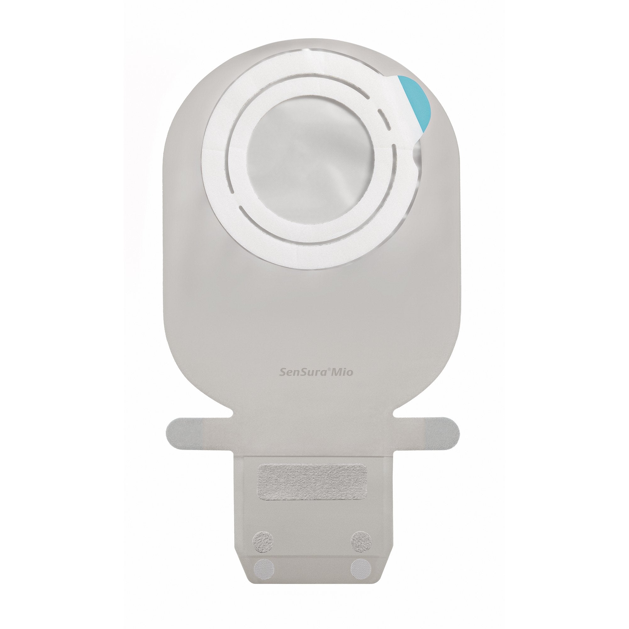 SenSura Mio Flex EasiClose Two-Piece Drainable Clear / Opaque Filtered Ostomy Pouch, 50 mm Flange-"Ostomy Pouch SenSura Mio Flex EasiClose Two-Piece System 11 Inch Length, Maxi Drainable"