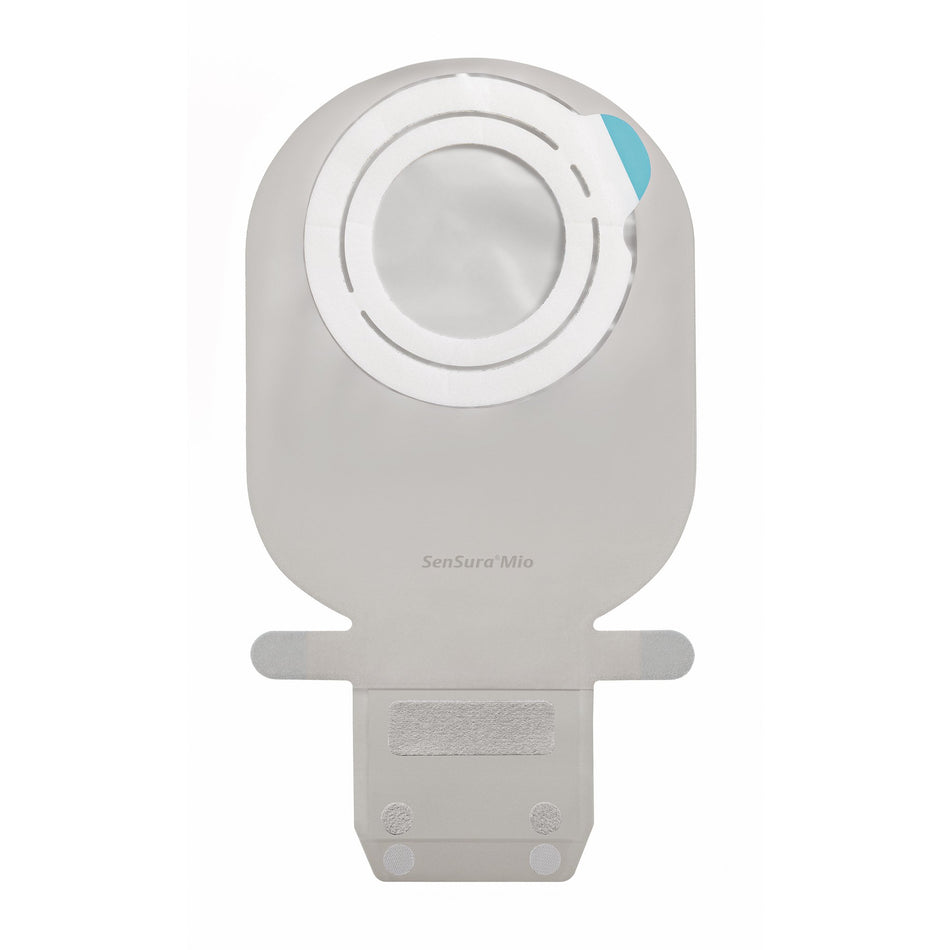 SenSura Mio Flex EasiClose Two-Piece Drainable Clear / Opaque Filtered Ostomy Pouch, 50 mm Flange-"Ostomy Pouch SenSura Mio Flex EasiClose Two-Piece System 11 Inch Length, Maxi Drainable"