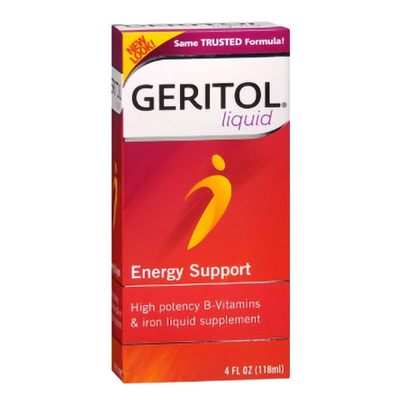 Geritol Vitamin B-3 / Choline Bitartrate / Iron Multivitamin Supplement-Multivitamin Supplement Geritol Vitamin B3 / Choline Bitartrate / Iron 50 mg - 50 mg - 18 mg Strength Liquid 12 oz. Unflavored