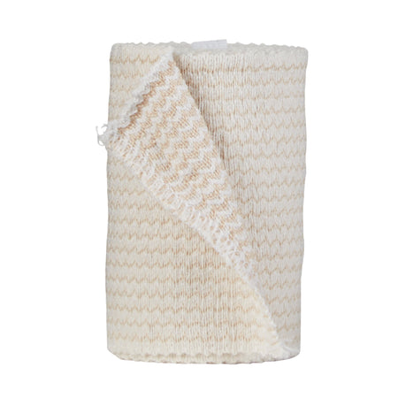 McKesson Hook and Loop Closure Elastic Bandage, 3 Inch x 5 Yard-Elastic Bandage McKesson 3 Inch X 5 Yard Single Hook and Loop Closure Tan NonSterile Standard Compression