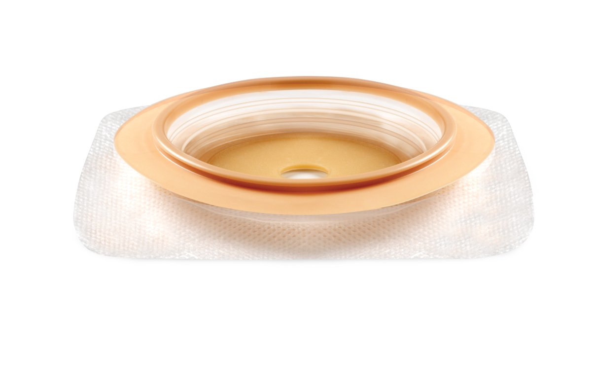 Natura Ostomy Barrier-Ostomy Barrier Natura Trim to Fit Durahesive Adhesive 45 mm Flange Acrylic Collar Up to 22 mm Opening Small
