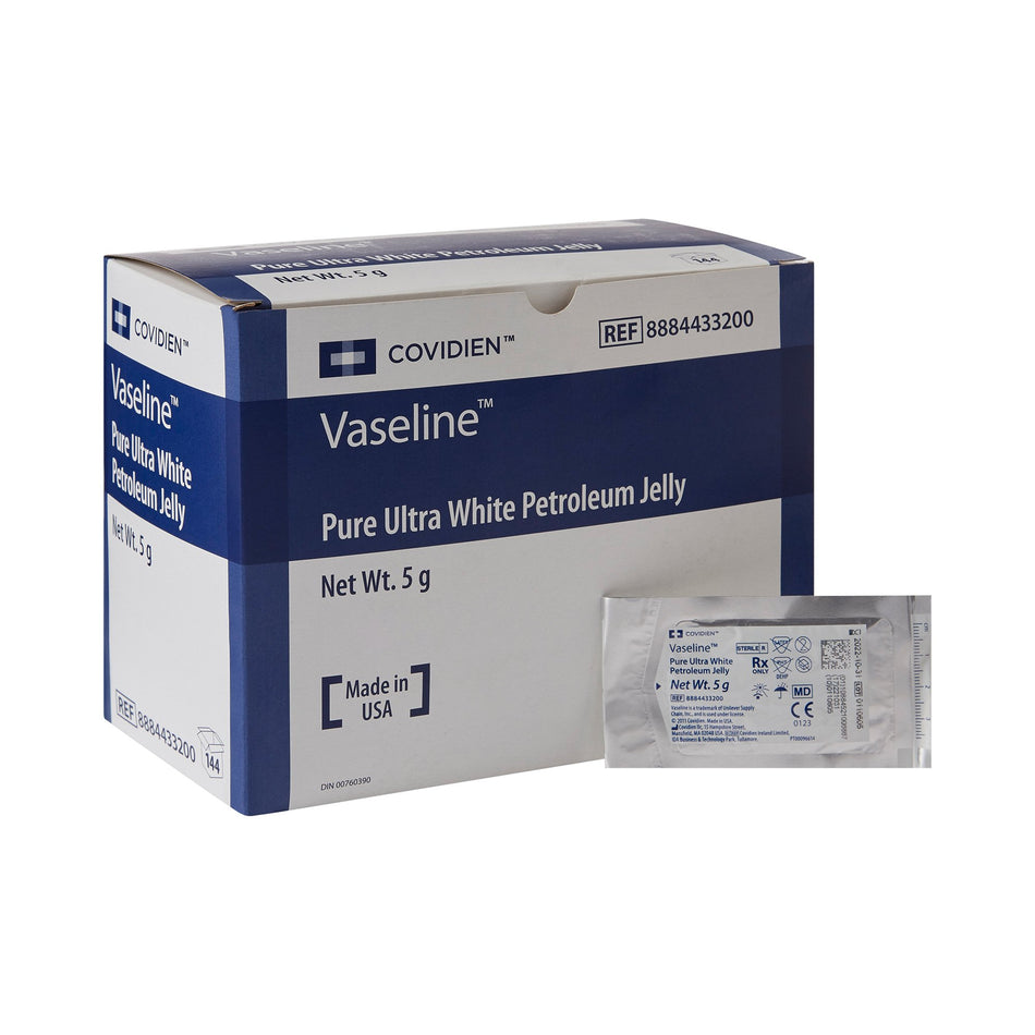 Vaseline Petroleum Jelly-Petroleum Jelly Vaseline 144 Per Box Individual Packet Sterile