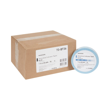 McKesson Steam Indicator Tape, 1 Inch x 60 Yard-Steam Indicator Tape McKesson 1 Inch X 60 Yard Steam