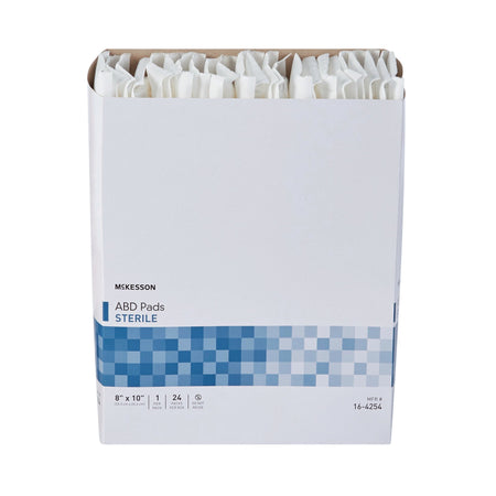 McKesson Sterile Abdominal Pad, 8 x 10 Inch-Abdominal Pad McKesson 8 X 10 Inch Sterile 1 per Pack