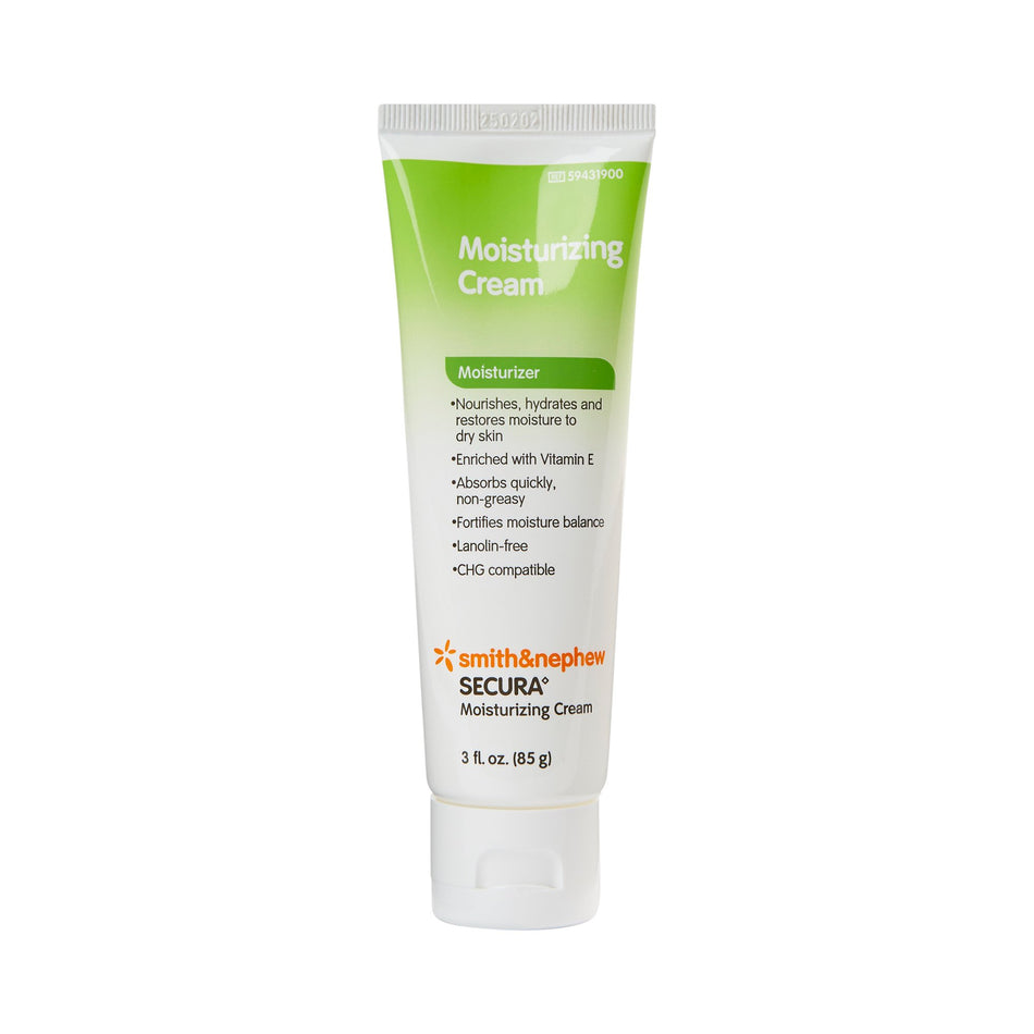 Secura Hand and Body Moisturizer, 3 oz. Tube-Hand and Body Moisturizer Secura 3 oz. Tube Unscented Cream