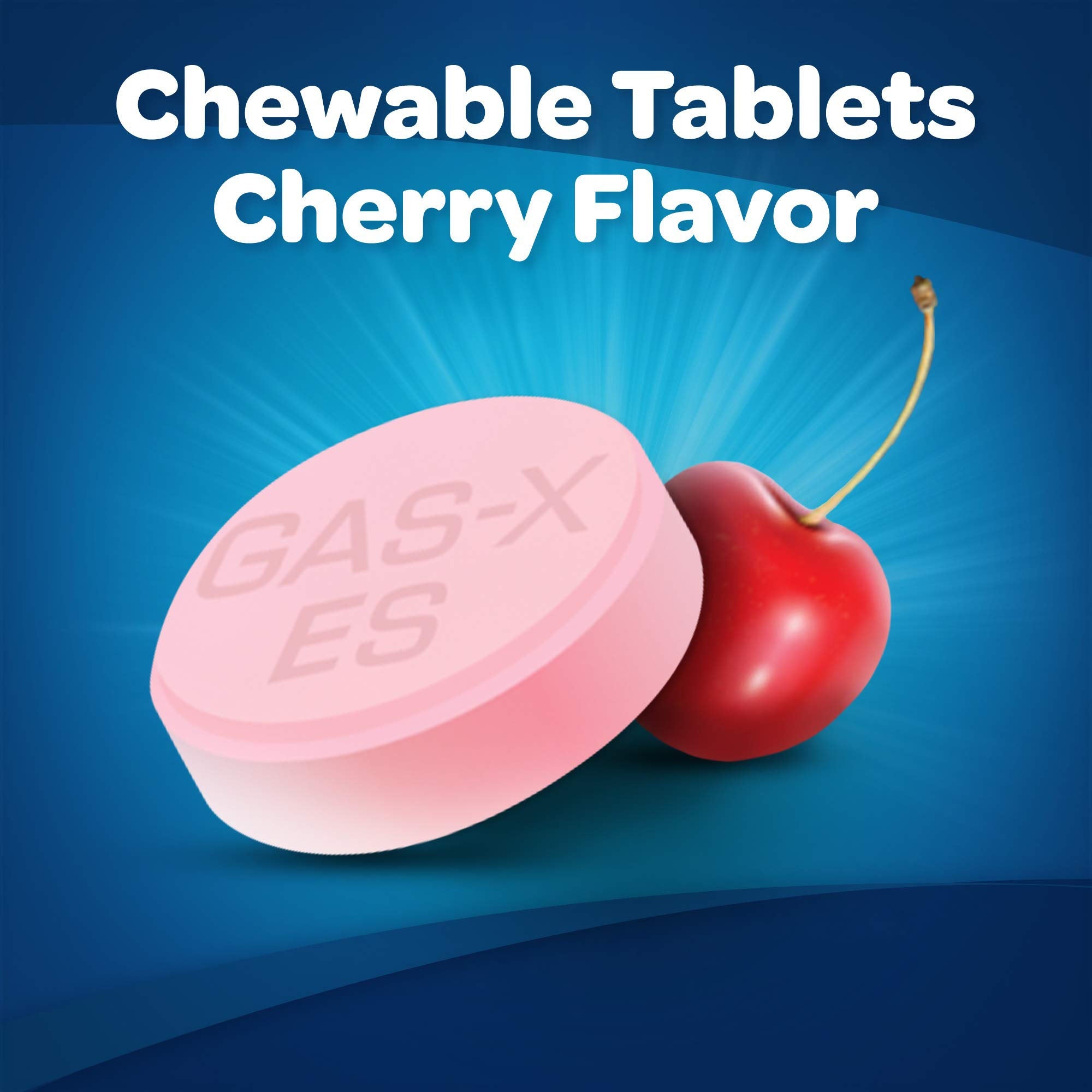 Gas-X Chewable Tablets Extra Strength Cherry Creme-Gas Relief Gas-X 125 mg Strength Chewable Tablet 48 per Bottle