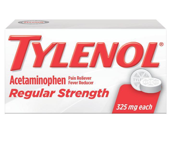 Tylenol Acetaminophen Pain Relief-Pain Relief Tylenol 325 mg Strength Acetaminophen Tablet 100 per Bottle