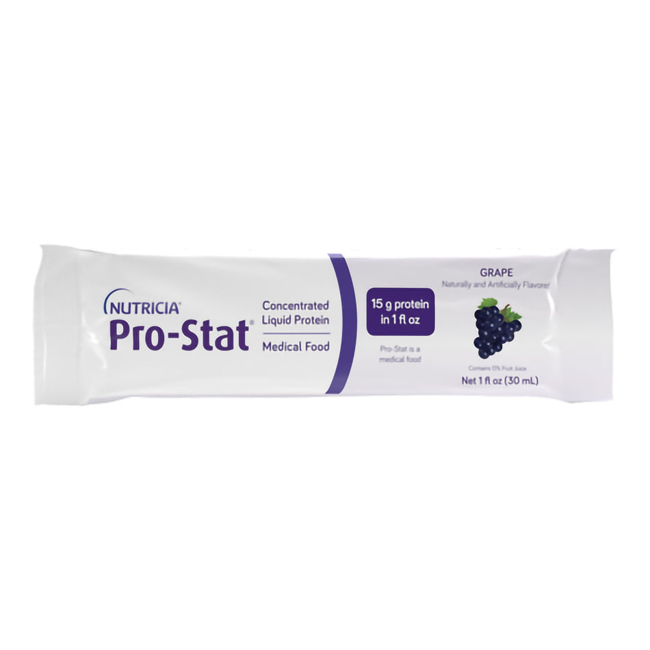 Pro-Stat Grape Complete Liquid Protein-Oral Supplement Pro-Stat Grape Flavor Liquid 1 oz. Individual Packet