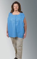 AmpleWear Scrub Shirt-Scrub Shirt AmpleWear Large Blue / White 1 Pocket Unisex