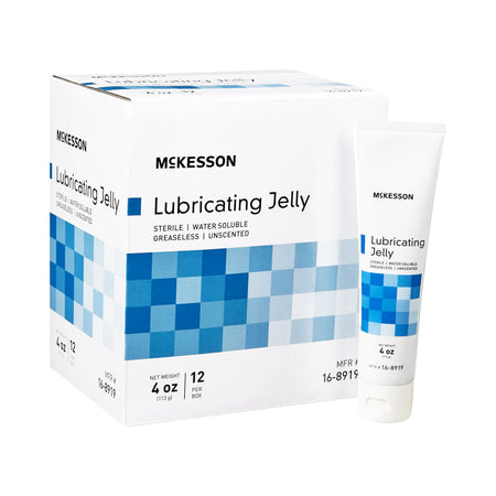 McKesson Lubricating Jelly, 4-ounce Tube - Pharmaceuticals>Over the Counter>Lubricating Gels - McKesson Brand