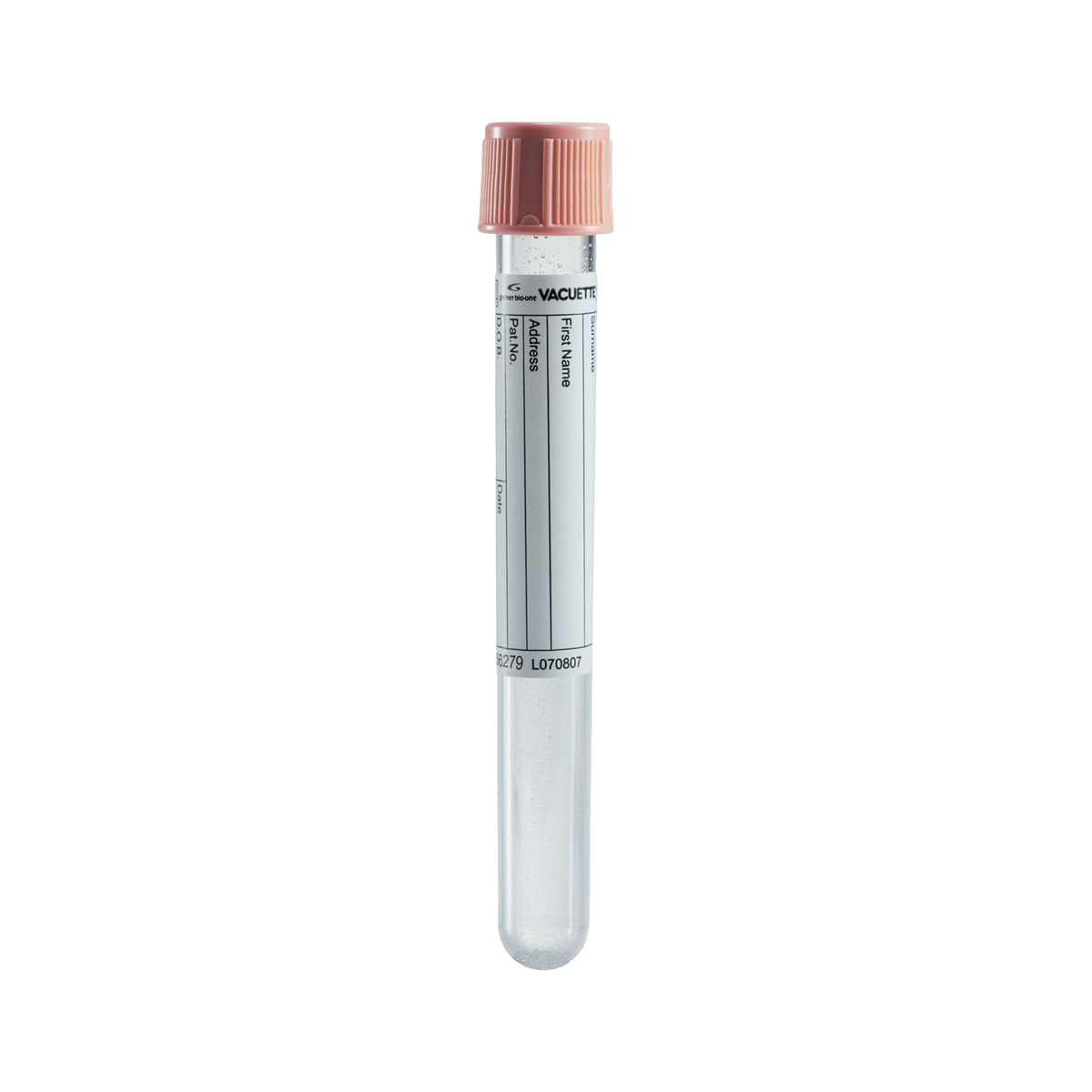 Vacuette Venous Blood Collection Tube, 6 mL, 13 x 100 mm-VACUETTE Venous Blood Collection Tube K2 EDTA Additive 6 mL Pull Cap Polyethylene Terephthalate (PET) Tube