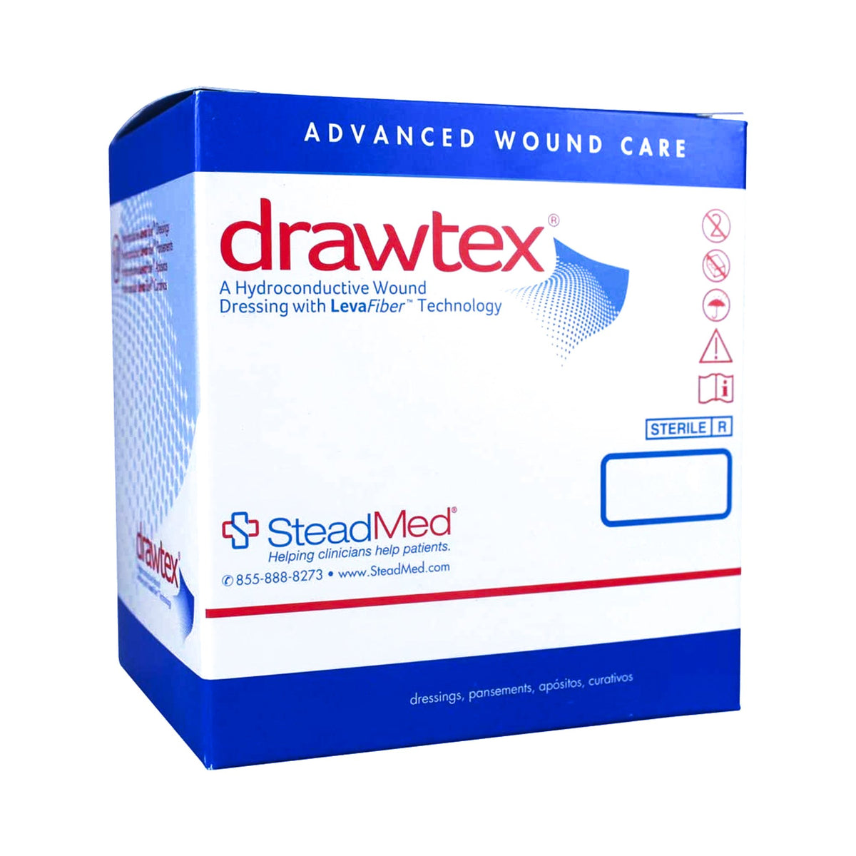 Drawtex Hydroconductive Wound Dressing, 3 x 30 Inch-Hydroconductive Wound Dressing Drawtex 3 X 30 Inch Roll