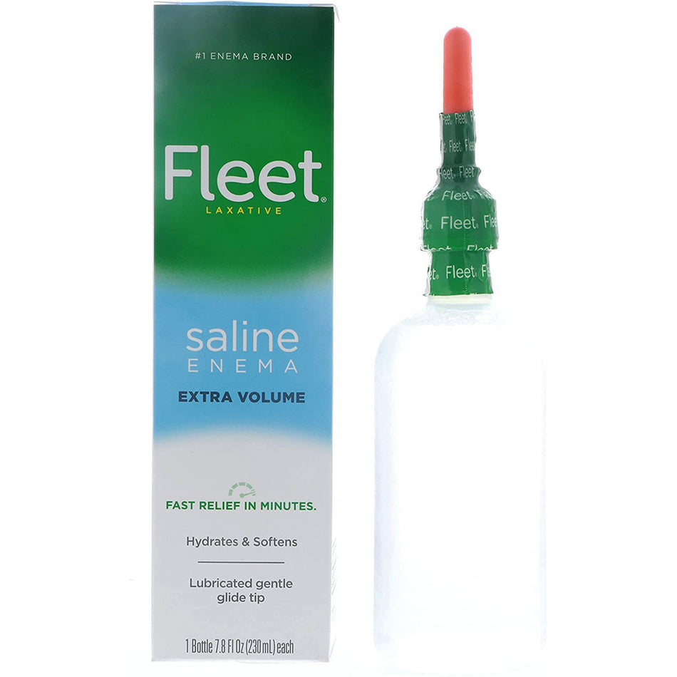 Fleet Monobasic Sodium Phosphate / Dibasic Sodium Phosphate Enema, 7.8 oz.-Enema Fleet 7.8 oz. 19 Gram - 7 Gram Strength Monobasic Sodium Phosphate / Dibasic Sodium Phosphate