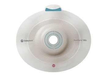 SenSura Mio Convex Flex Barrier-"Ostomy Barrier SenSura Mio Flex Precut, Standard Wear Elastic Adhesive 50 mm Flange Red Code System 35 mm Opening"