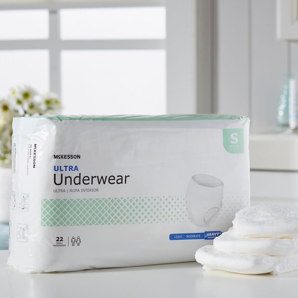 McKesson Ultra Heavy Absorbent Underwear, Small - Incontinence>Adult Briefs and Protective Undergarments - McKesson Brand