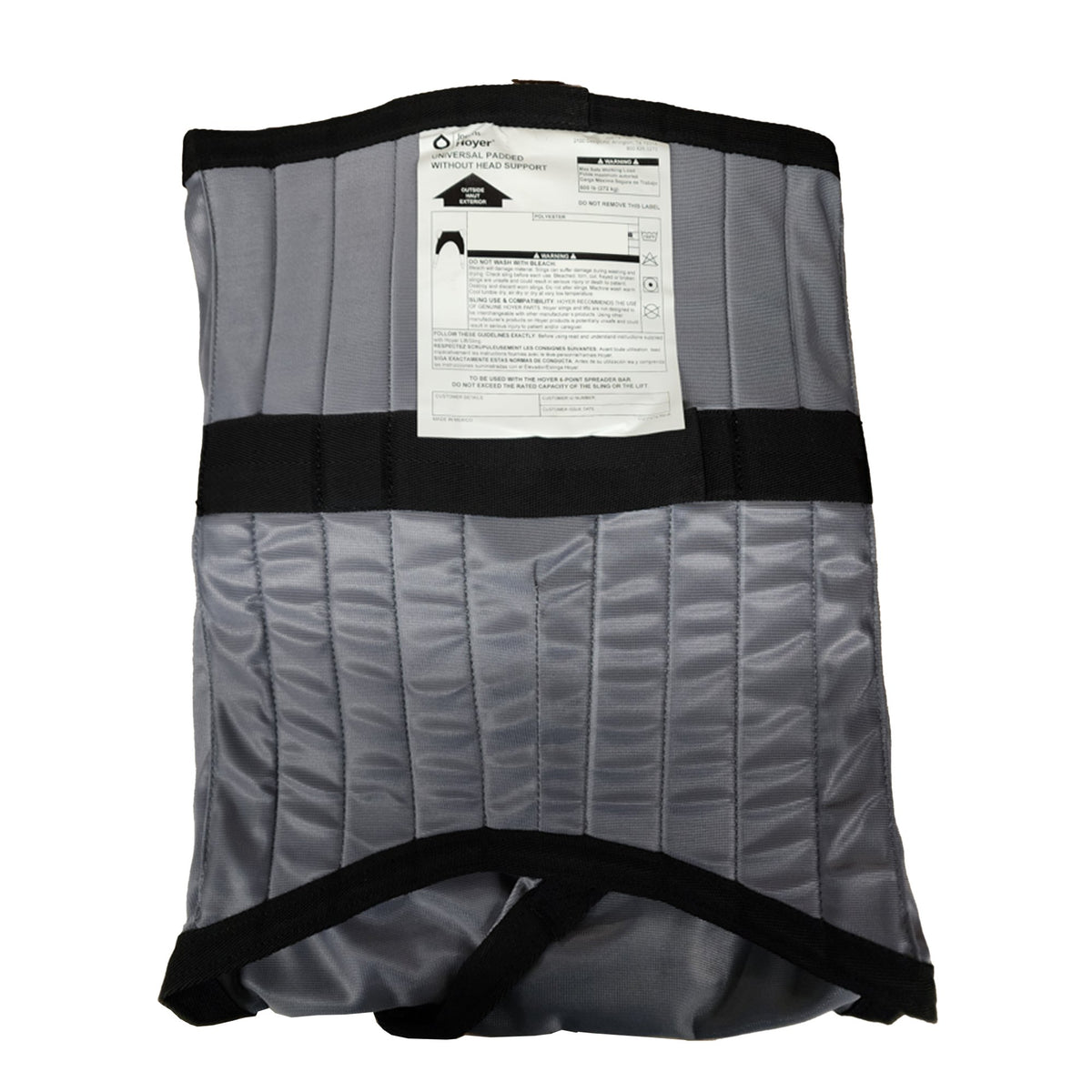 Hoyer Four-Point Seat Sling-Patient Sling Hoyer 4 Point Cradle Without Head Support Loop Attachment Small 55 to 110 lbs. Weight Capacity
