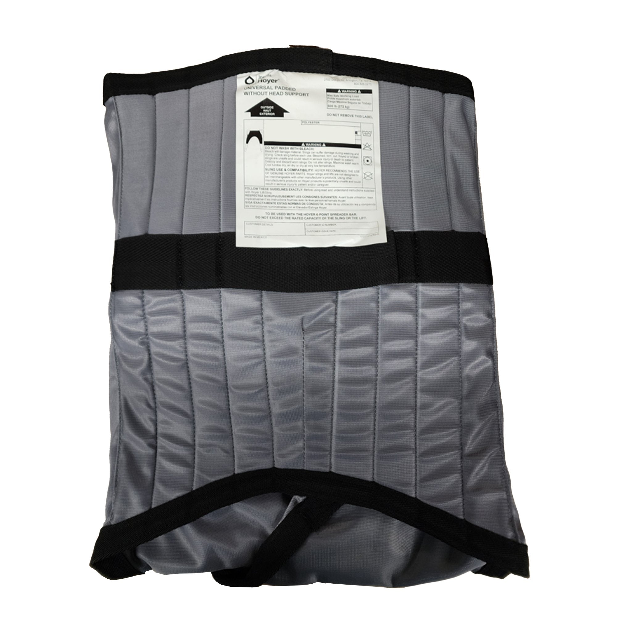 Hoyer Four-Point Seat Sling-Patient Sling Hoyer 4 Point Cradle Without Head Support Loop Attachment Small 55 to 110 lbs. Weight Capacity