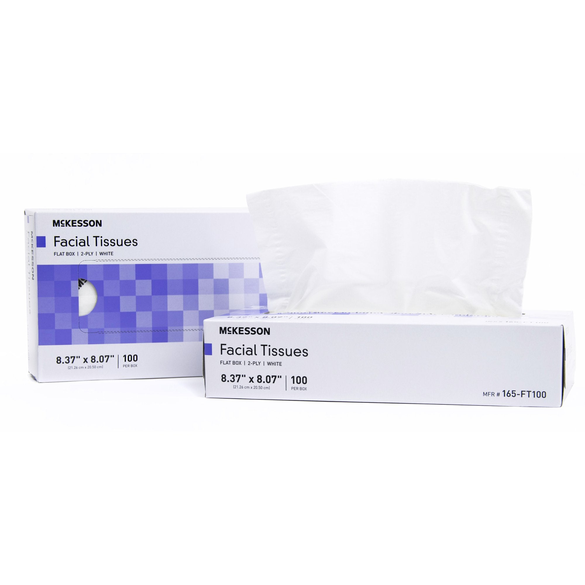 McKesson Facial Tissue, Flat Box, White, Two-Ply - Housekeeping>Facial Tissues - McKesson Brand