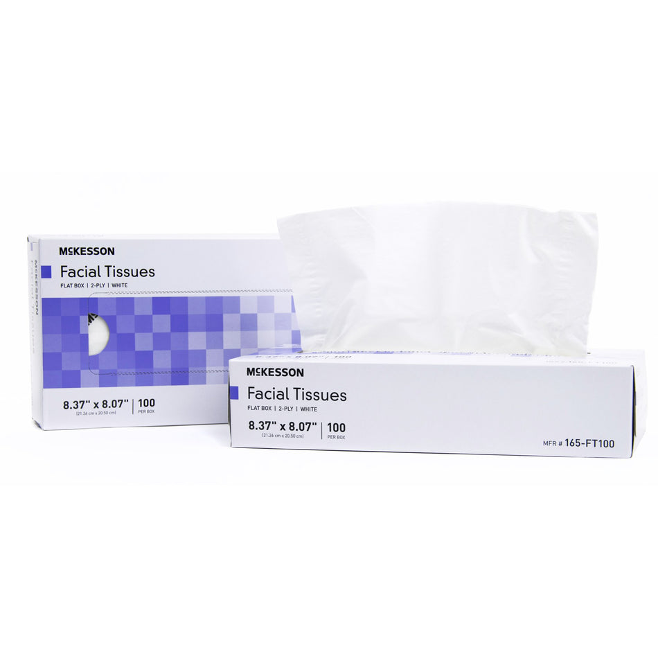 McKesson Facial Tissue, Flat Box, White, Two-Ply - Housekeeping>Facial Tissues - McKesson Brand
