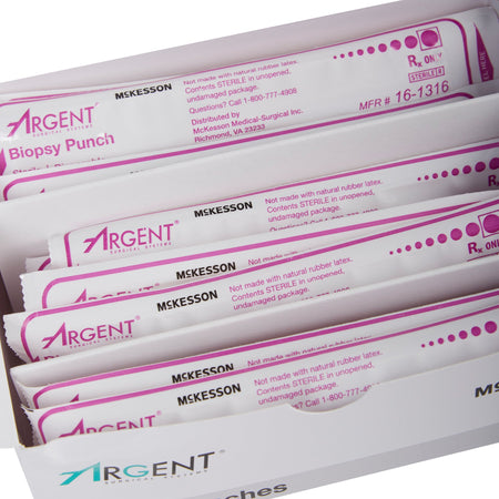 McKesson Argent Disposable Biopsy Punches, 8.0 mm-Biopsy Punch McKesson Argent Dermal 8 mm