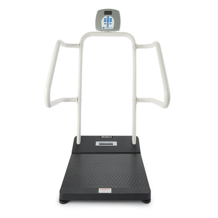 Health-o-meter Digital Platform Scale-Physician Scale Health O Meter LCD Display 1000 lbs. / 454 kg Capacity Black / White AC Adapter / Battery Operated