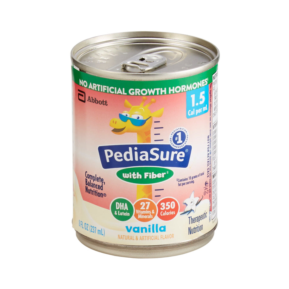 PediaSure� 1.5 Cal with Fiber Therapeutic Nutrition, Vanilla, 8-ounce can-Pediatric Oral Supplement PediaSure� 1.5 Cal with Fiber Vanilla Flavor 8 oz. Can Liquid Fiber