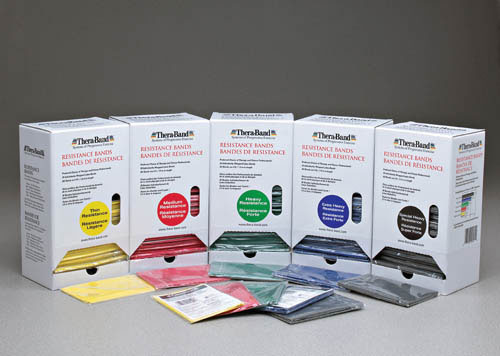 Theraband Dispenser Package Black 30-5' Bands - Thera-Band Exercise Band - Complete Medical