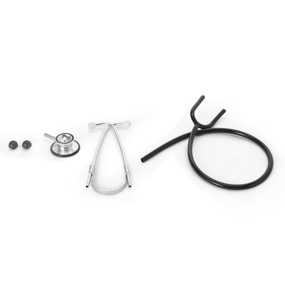 McKesson Classic Stethoscope, Black, 22" Tube-General Exam Stethoscope McKesson Black 1-Tube 22 Inch Tube Double Sided Chestpiece