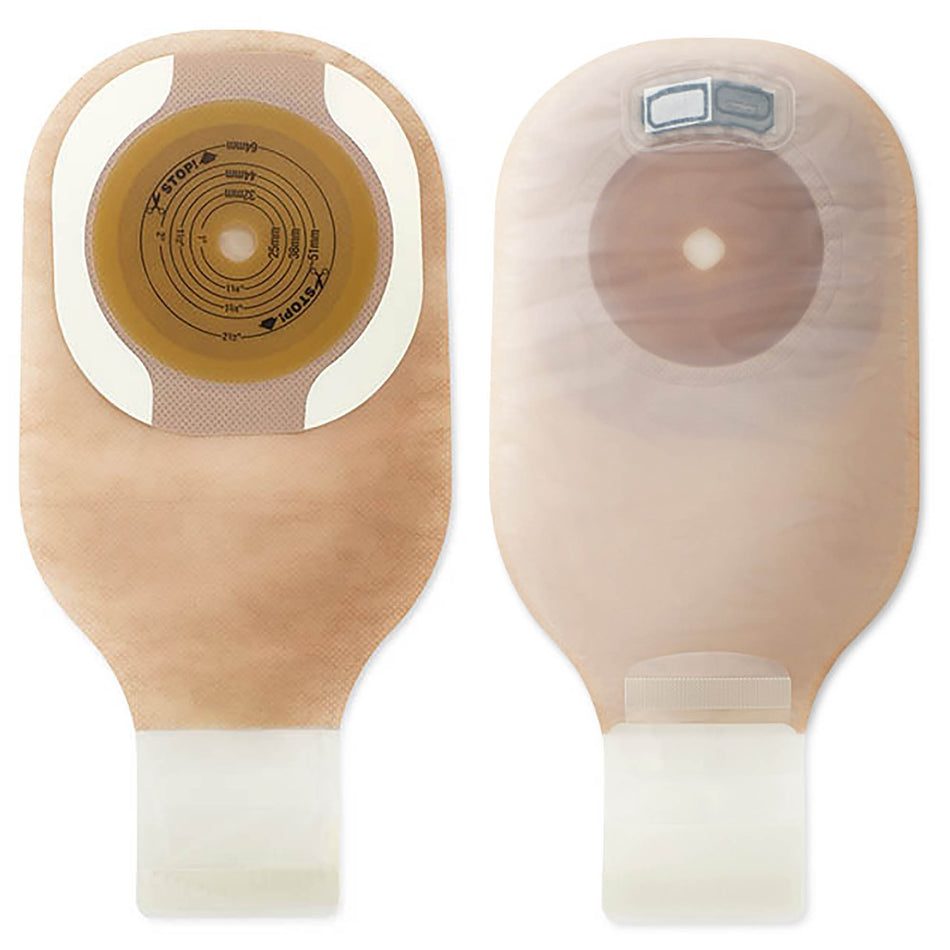 Premier™ One-Piece Beige Ostomy Pouch, Cut to Fit Stomas up to 64 mm - Ostomy>Ostomy Pouches - Hollister